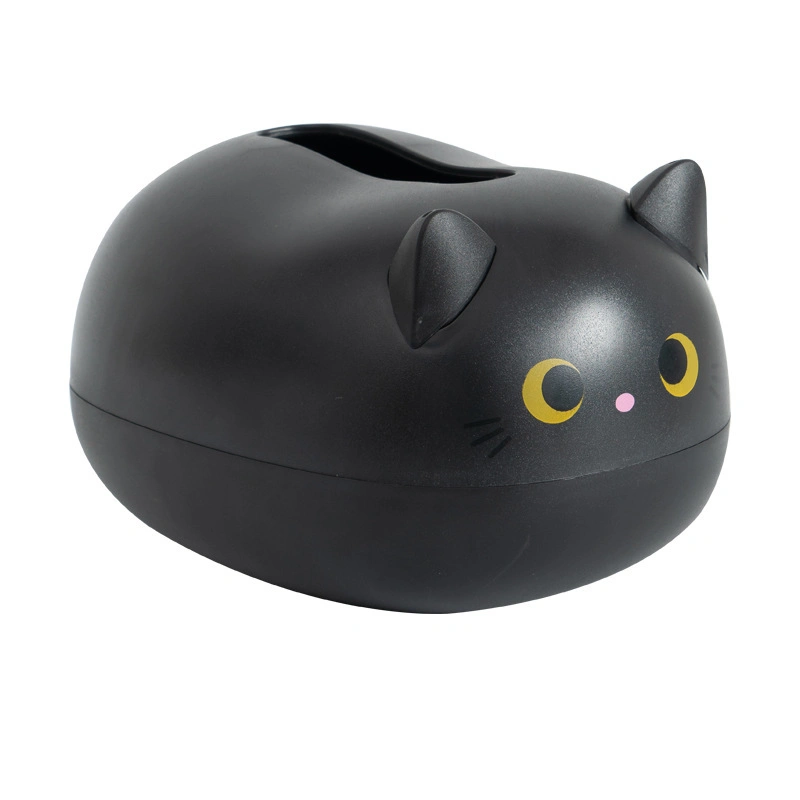 Cute Cat Tissue Dispenser Storage Holder Toothpick Box Tissue Box